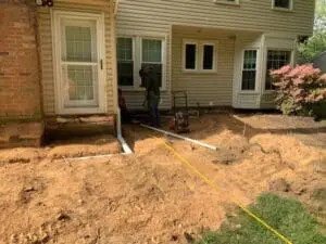 drainage back of house