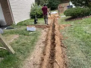 drainage right side