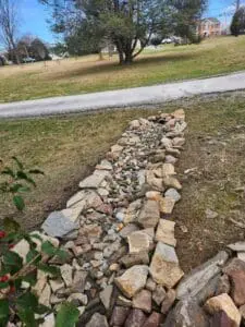 dry creek bed drainage 2