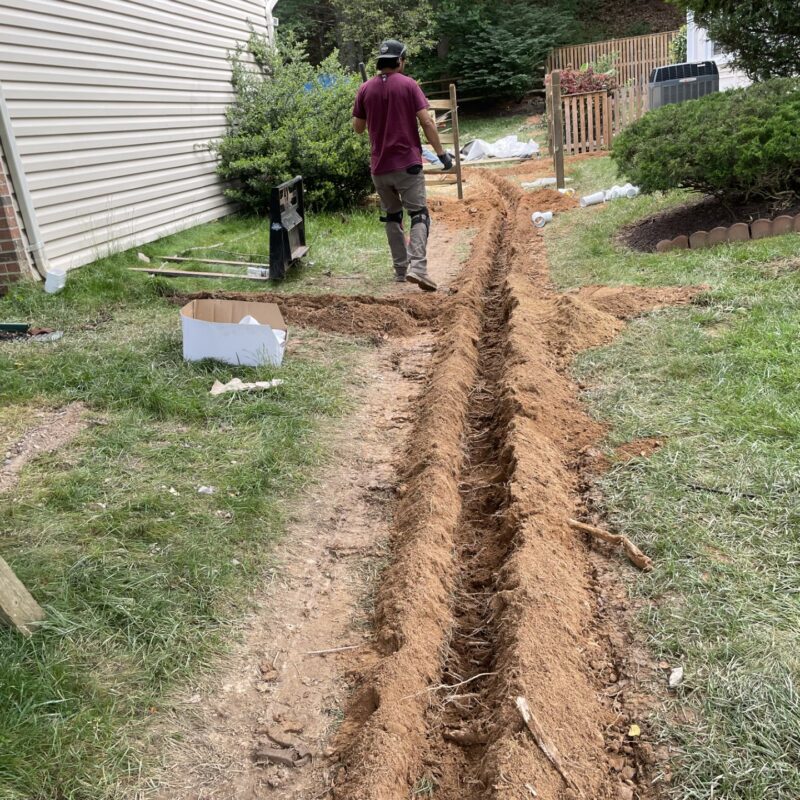 drainage right side