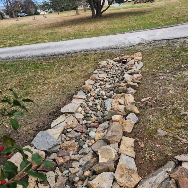 dry creek bed drainage 2
